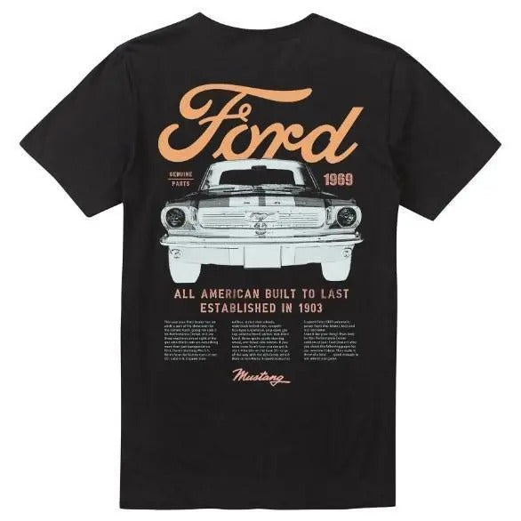 Ford Mustang Built Last Cotton Short Sleeve Every Occasion Gender Neutral Multiple Colors Size Options Every Body Options Everyone T-Shirts, Hoodie, Sweatshirt