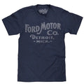 Ford Motor Company Detroit Michigan T-Shirt - Navy Hoodie, Sweatshirt | GrindPrints.com