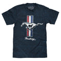Ford Mustang Logo T-Shirt - Navy Hoodie, Sweatshirt | GrindPrints.com