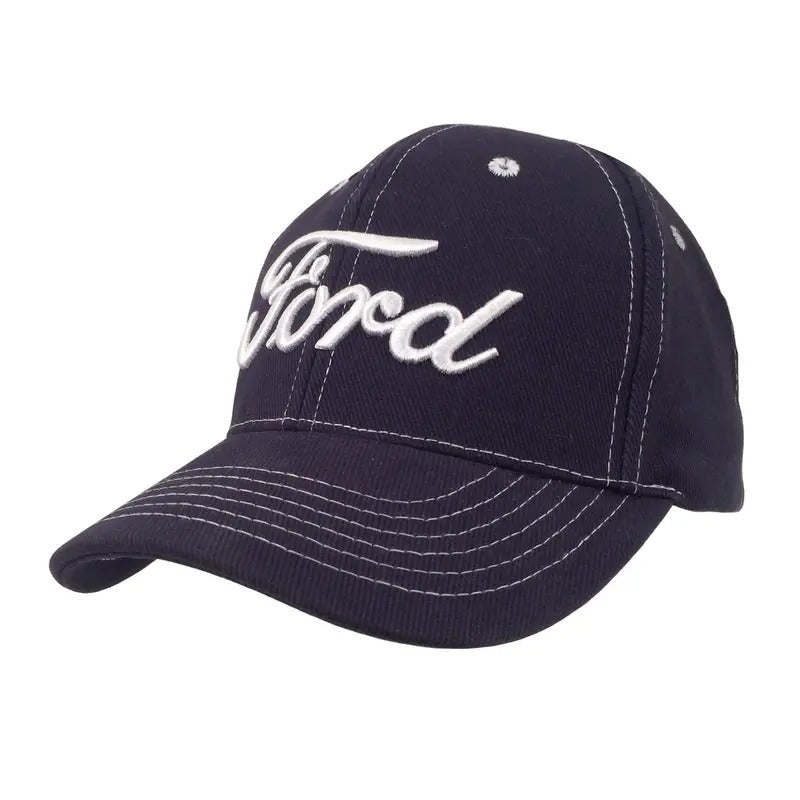 Ford Script Logo Baseball Cap - Navy Blue T-Shirts, Hoodie, Sweatshirt | GrindPrints.com