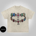 Fortune Diamond Cross Graphic T-Shirt, Vintage Graphic Y2k Tee, Grillz Shirt, Y2k Clothing, Unisex Crewneck Medium Cotton...