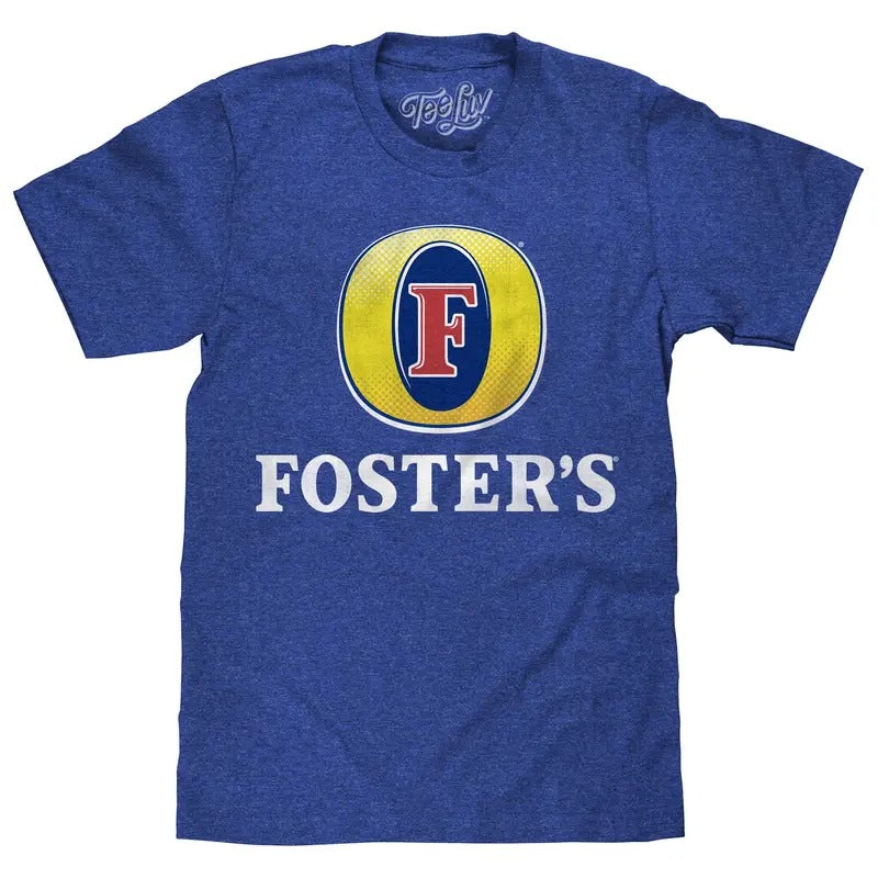 Foster's Logo T-Shirt - Blue Hoodie, Sweatshirt | GrindPrints.com