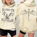 Fourth Wing Double Sided Sweater, Basgiath War College Hoodie, Fourth Wing Shirt, Dragon Rider Shirt, Bookish, The...