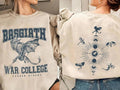 Fourth Wing Double-Sided Sweatshirt, Basgiath War College Shirt, Basgiath War College Gift, Fourth Wing Shirt, Bookish...