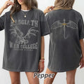 Fourth Wing Double-Sided T-Shirt, Basgiath War College Shirt, Fourth Wing Shirt, Dragon Rider Shirt, Bookish Shirt, The...
