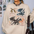 Fourth Wing Dragon Sweatshirt, Tairn & Andarna Dragon TShirt, Basgiath War College Tee, Dragon Rider Sweatshirt, Bookish...