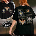 Fourth Wing Iron Squad Two Sided Shirt, Onyx Storm Brave The Dark, Fourth Wing Badges Bookish Tee, Dragon Riders Fan Gift...