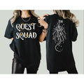 Fourth Wing Quest Squad Shirt, Onyx Storm Riorson House Shirt, Violet Sorrengail Dragon Rider, Gift For Book Lover L242,...