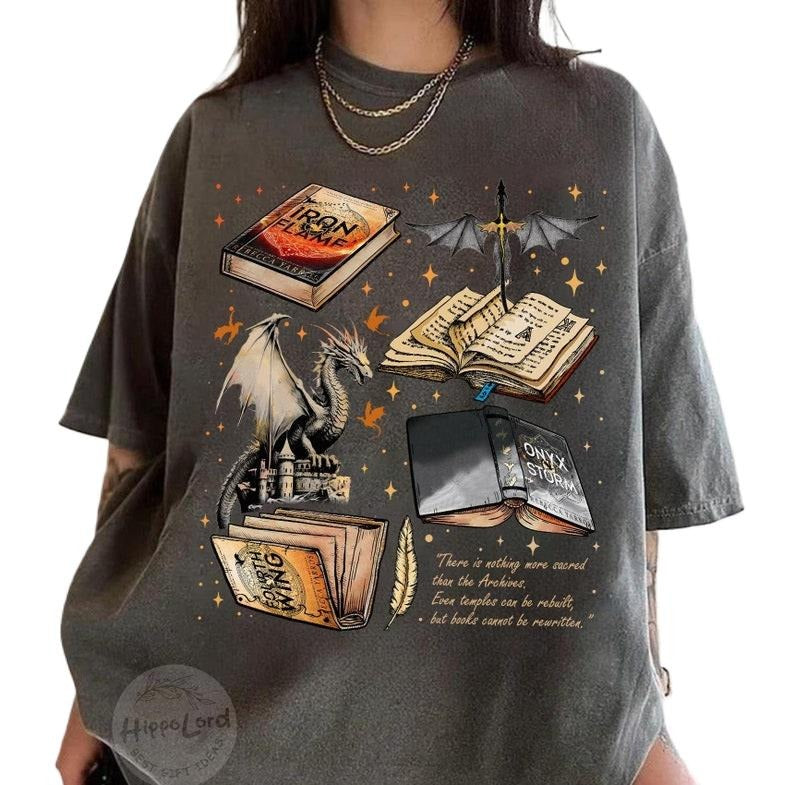 Fourth Wing Series Shirt, Onyx Storm, Dragon Rider, Violet Sorrengail tee, Fantasy, dark romance shirts Hoodie, Sweatshirt