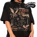 Fourth Wing T-Shirt | Dragon Rider Shirt | Basgiath War College | Violet Sorrengail | Violent Little Thingstyle{n002}2...