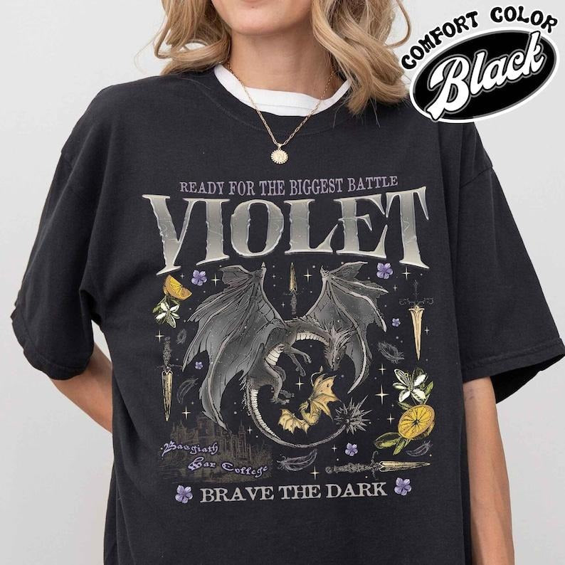 Fourth Wing Violet Sorrengail Fan Shirt,Violet Sorrengail Shirt,Onyx Storm Shirt,Dragon Rider Shirt,Basgiath War...
