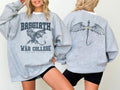 Fourth Wing Wyverns Sweatshirt, Basgiath College 2-Sided Sweatshirt, Booktok Crewneck, Vintage Fourth Wing Shirt, Dragon...