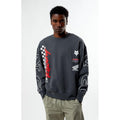 Fox Men's Honda Oversized Fleece Crew Neck Sweatshirt T-Shirts, Hoodie | GrindPrints.com