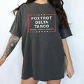 Foxtrot Delta Tango Comfort Colors Shirt Subtle FDT Resist Resist Persist Prevail Outffits Subtle Anti MAGA T-Shirts, Hoodie, Sweatshirt