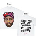 Frank Kitty PINK Cute Big Face Graphic Tee Hoodie, Sweatshirt | GrindPrints.com