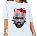 Frank Kitty (PINK) Cute Graphic Tee Shirt Heart Tee Hoodie, Sweatshirt | GrindPrints.com