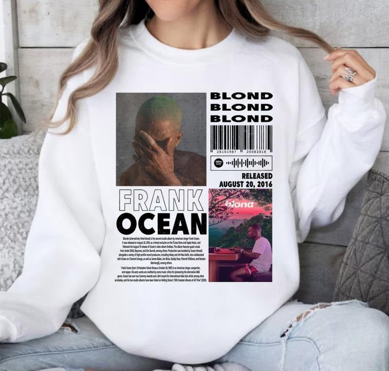 Frank Ocean Blond Sweatshirt, Frank Ocean Shirt Hoodie | GrindPrints.com