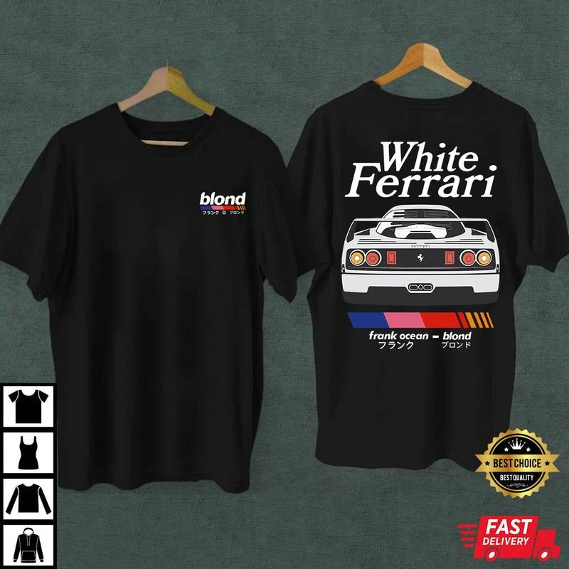 Frank Ocean White Ferrar Shirt, Frank Ocean Hoodie, Blonde Sweatshirt | GrindPrints.com