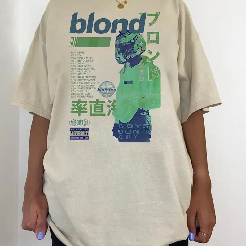 Frank T-Shirt, Blond Album Tee, Rap Hip Hop, 90s Vintage Sweatshirt, Fan Merch, Trending Shirt Hoodie | GrindPrints.com