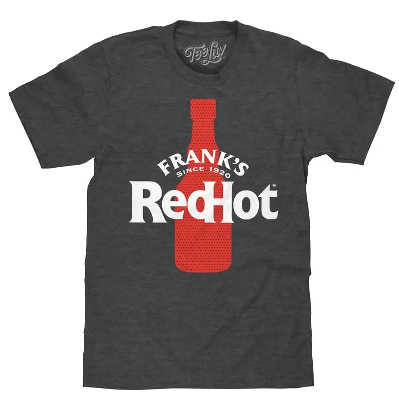 Frank's Red Hot T-Shirt - Charcoal Gray Hoodie, Sweatshirt | GrindPrints.com