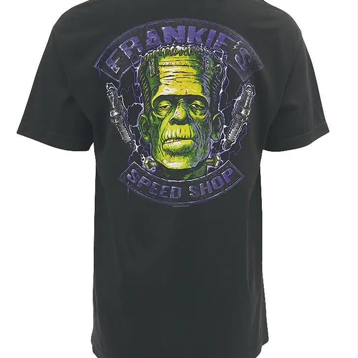 Frankie's Speed Shop T-Shirt mens  clothing Crewneck Cotton Hoodie, Sweatshirt | GrindPrints.com