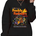 Freddy's Fright Night Sweatshirt Vintage Gaming Halloween Graphic Pullover casual hoodie T-Shirts | GrindPrints.com