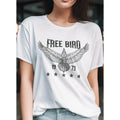 Free Bird Shirt Boho T-Shirt Free Bird Tee Eagle  graphic shirt, shirt style, funny teeshirt, summer tshirts, cool...