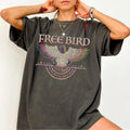 Free Bird Shirt Sweatshirt Hoodie, Old School Band Shirt, Retro Music Tee, Rock Band Gift Shirt | GrindPrints.com