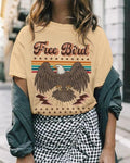 Free Bird T-Shirt, Oversized Tee, Trendy TT-Shirt, Hippie Floral Tee swampdonkey shirt Hoodie, Sweatshirt | GrindPrints.com