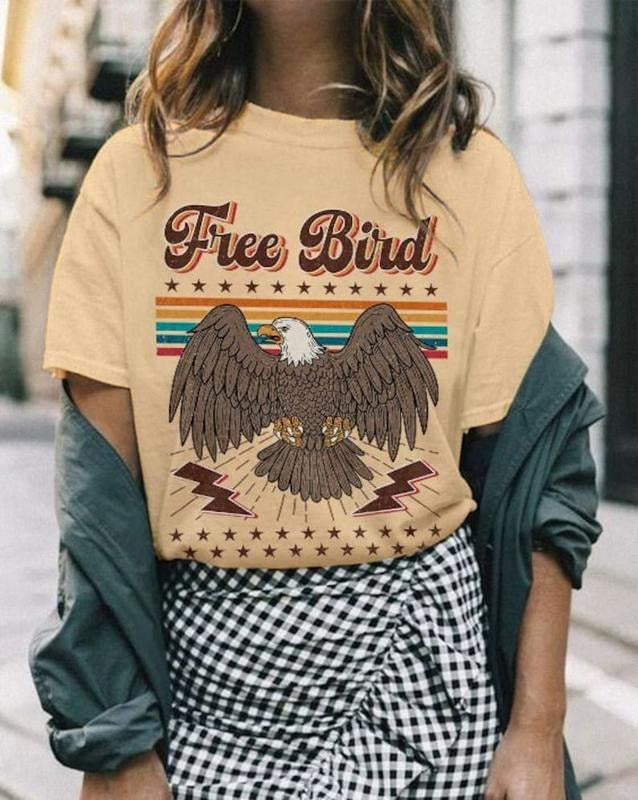 Free Bird T-Shirt, Oversized Tee, Trendy TT-Shirt, Hippie Floral Tee swampdonkey shirt Hoodie, Sweatshirt | GrindPrints.com