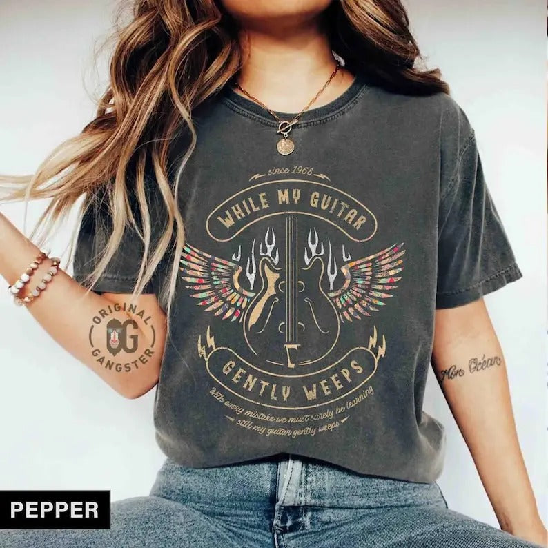 Free Bird Tee, Comfort Colors Band TShirt, Old School Band T-shirt, Retro Music Shirt, Rock Band Tee, Oversized Trendy...
