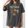 Free Bird, Western Thunderbird, Leopard Print, Concert Tee, Country, Rock Music Tshirt Comfort Colors T-Shirt Hoodie,...