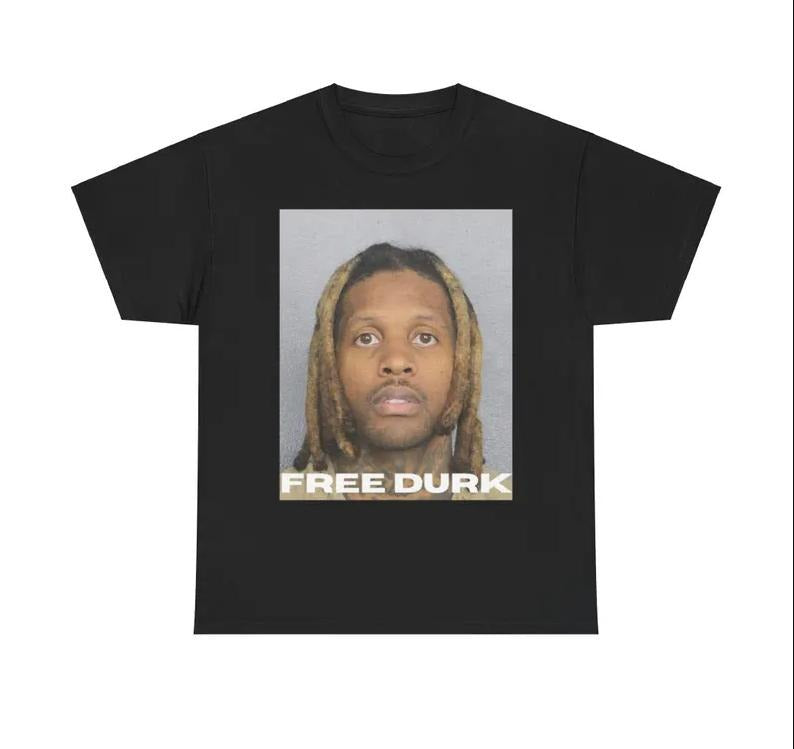 Free Lil Durk Mugshot Shirt - Free Lil Durk Tee Hoodie, Sweatshirt | GrindPrints.com