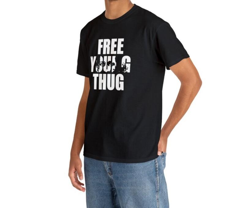 Free Thuggg Tshirt Gift Fans Hoodie, Sweatshirt | GrindPrints.com