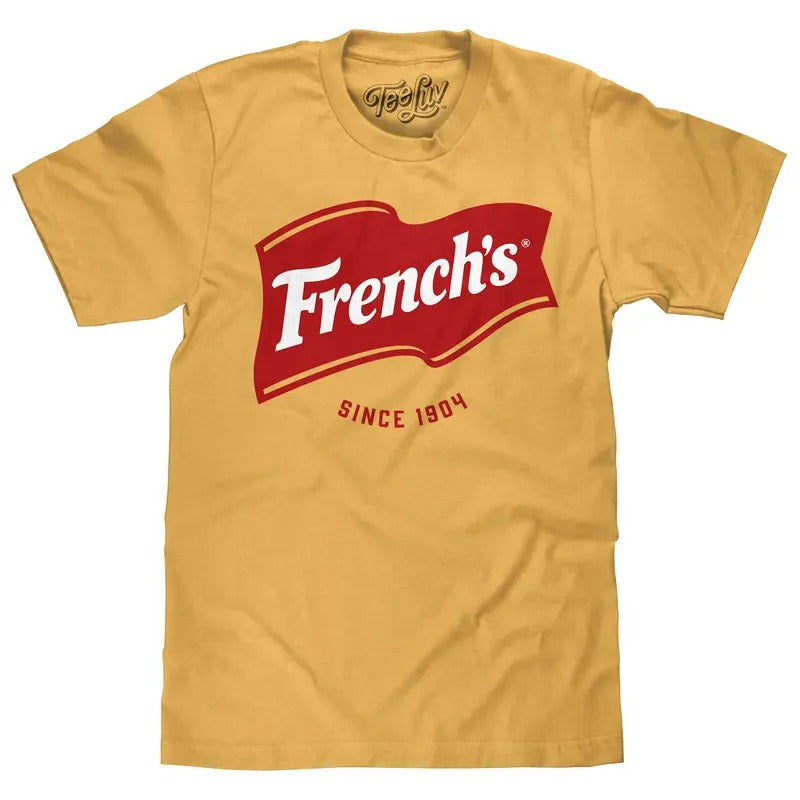 French's Mustard Since 1904 T-Shirt - Yellow Hoodie, Sweatshirt | GrindPrints.com