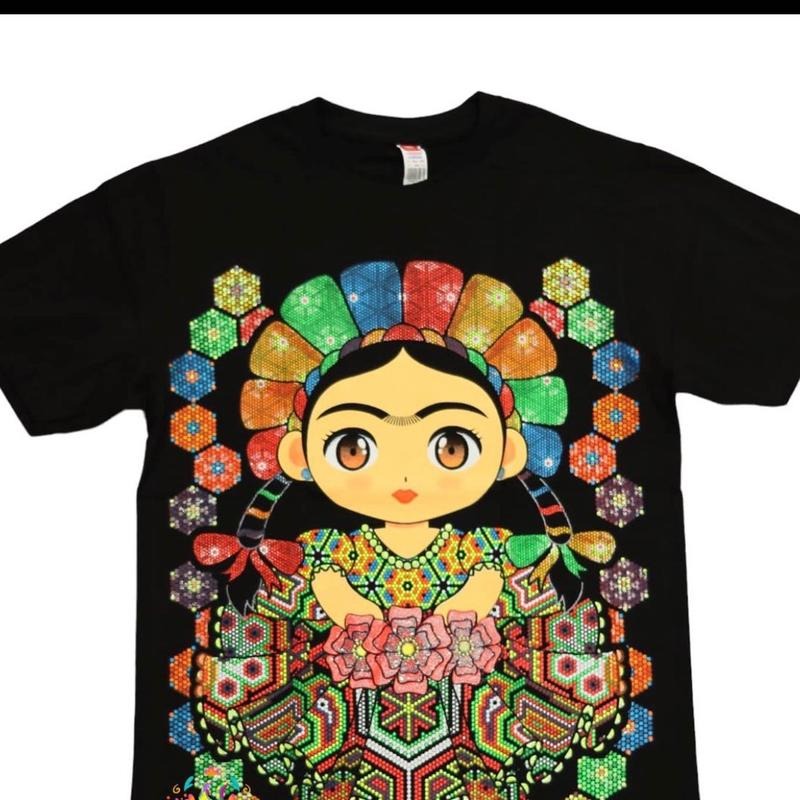 Frida Charra mexicana t-shirt Cotton Black Tshirt Hoodie, Sweatshirt | GrindPrints.com