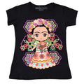 Frida con changuito playera Top Crewneck Womenswear T-Shirts, Hoodie, Sweatshirt | GrindPrints.com