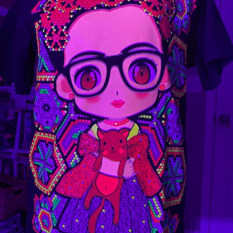 Frida kahlo T-shirts Black Cotton Hoodie, Sweatshirt | GrindPrints.com