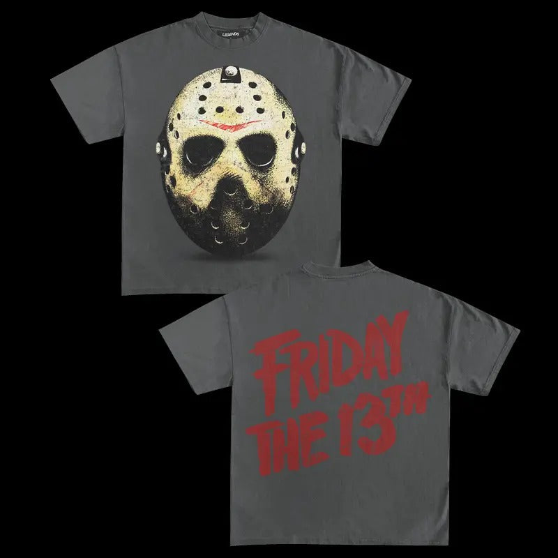 Friday The 13th Graphic Tee - Unisex Cotton T-shirt - Menswear Hoodie, Sweatshirt | GrindPrints.com