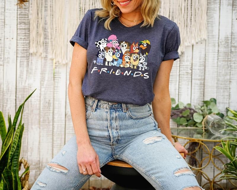 Friends T-shirt, Bluey  sweater Hoodie, Sweatshirt | GrindPrints.com