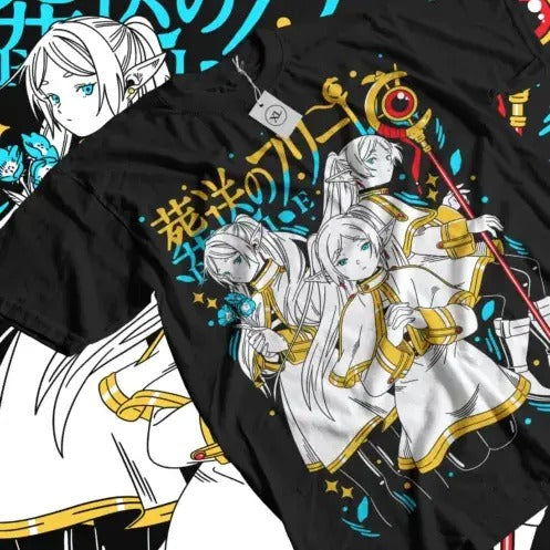 Frieren T-Shirt Beyond Journey's End Fern Stark Girl Anime Gifts Shirt All Size Hoodie, Sweatshirt | GrindPrints.com