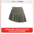 Fringe Wrinkle Washed Denim Skirt T-Shirts, Hoodie, Sweatshirt | GrindPrints.com