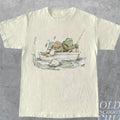 Frog 90s Vintage Graphic Shirt, Retro Toad Tee, Nature Shirt, 2000s Frog T-Shirt, Book Lovers Shirt Hoodie, Sweatshirt