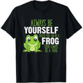 Frog Gifts Always Be Yourself Unless You Can Be A Frog T-Shirt Made in USA Hoodie, Sweatshirt | GrindPrints.com