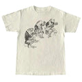 Frog Musicians 90s Retro Shirt, Vintage Frog Graphic T-Shirt, Cute Funny Frog Tee, Frog Lovers Cotton Tee, Unisex Beige...