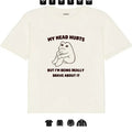 Frog My Head Hurts, But I am Really Brave  l Unisex T-Shirt, Gifts Hoodie, Sweatshirt | GrindPrints.com