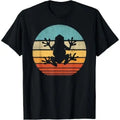 Frog Retro Vintage 60s 70s Sunset Amphibian Animal Men Women T-Shirt  Made in USA Hoodie, Sweatshirt | GrindPrints.com