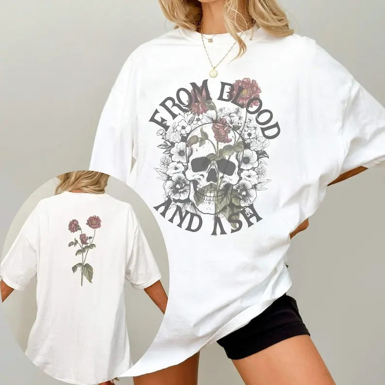 From Blood and Ash Shirt, We Will Rise Merch, Jennifer Armentrout, P0ppy and Havvke, The REd PEarl, FBAA T-Shirt, Dark...