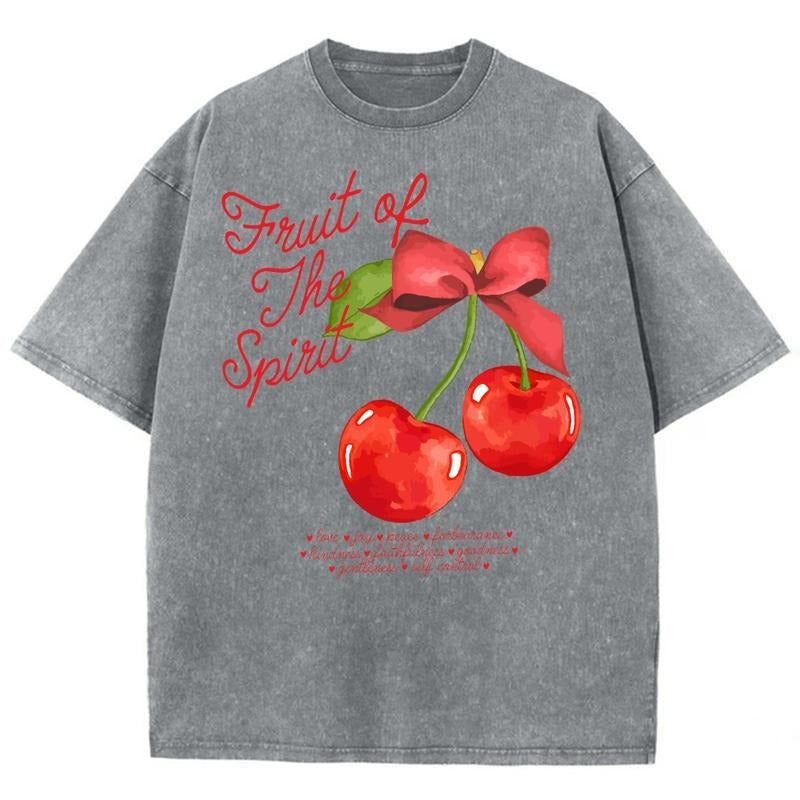 Fruit Spirit Washed Christian Christian Jesus Vintage 90s Cotton Top Mineral Color T-Shirts, Hoodie, Sweatshirt