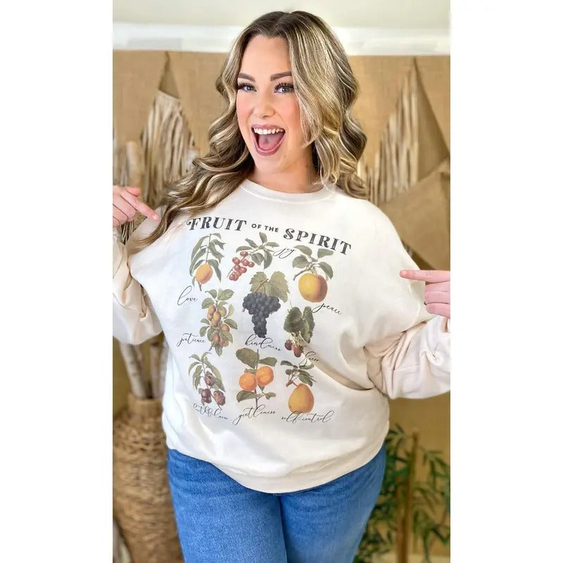 Fruit of the Spirit Graphic Sweatshirt T-Shirts, Hoodie | GrindPrints.com
